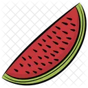 Rodaja De Sandia Sandia Fruta Icono