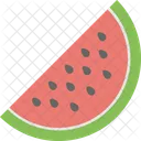 Sandia Rebanada Frutas Icono