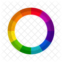 Rodas de cores  Ícone