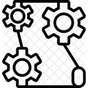 Rodas dentadas  Ícone