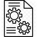Rodas Dentadas Engrenagens Configuracoes Ícone
