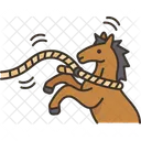 Rodeo Cowboy Horse 아이콘