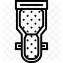 Rodillera de esquí  Icono