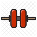 Rodillo Deporte Ejercicio Icono