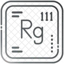 Roentgenio Quimica Tabela Periodica Ícone