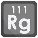 Roentgenio Tabela Periodica Quimicos Ícone