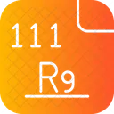 Roentgenio Tabela Periodica Atomo Ícone