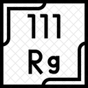 Roentgenio Tabela Periodica Quimica Ícone