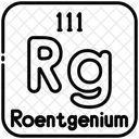 Roentgenio Quimica Tabela Periodica Ícone