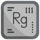 Roentgenium Chemistry Periodic Table Icon