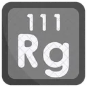 Roentgenium Periodic Table Chemists Icon