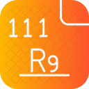 Roentgenium Periodic Table Atom Icon