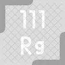 Roentgenium Periodic Table Chemistry Icon