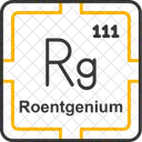 Roentgenium Preodic Table Preodic Elements 아이콘