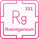 Roentgenium Preodic Table Preodic Elements 아이콘