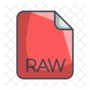 Raw Bild Datei Symbol