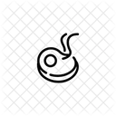 Rohes Fleisch Fleisch Grill Symbol