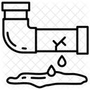 Kaputte Rohre  Symbol