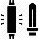 Elektroschrott Gluhbirne Leuchtstoffrohre Symbol