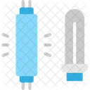 Elektroschrott Gluhbirne Leuchtstoffrohre Symbol