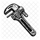 Rohrzange Schraubenschlussel Handheld Icon
