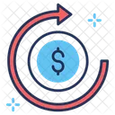 Retour Sur Investissement Remboursement Cashback Icône