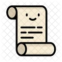 Roll Scroll Papper Icon