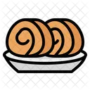 Roll Pastry Dessert Icon