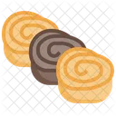 Roll Cake Food And Restaurant Dessert Icon