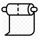 Roll Steel Metal Sheet Icon