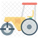 Walze Traktor Bau Symbol