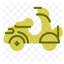 Vespa Motorroller Fahrzeug Symbol