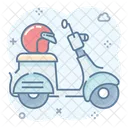 Roller Fahrrad Transport Symbol