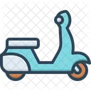 Roller Motorrader Transport Symbol