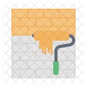 Roller Paint Construction Icon