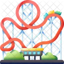 Roller Coaster Amusement Park Amusement Icon