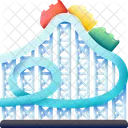Roller Coaster Amusement Park Amusement Icon