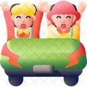 Roller Coaster Amusement Park Amusement Icon