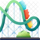 Roller Coaster Amusement Park Amusement Icon