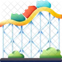 Roller Coaster Amusement Park Amusement Icon