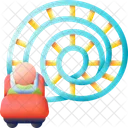 Roller Coaster Amusement Park Amusement Icon