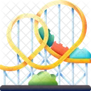Roller Coaster Amusement Park Amusement Icon