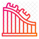 Roller Coaster Ride Amusement Icon