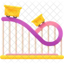Roller Coaster Amusement Park Amusement Icon