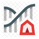 Amusement Park Roller Coasterl Attraction Icon