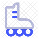 Roller Skating Shoes Fitness Activity Symbol