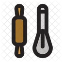 Roller Whisk Stir Icon
