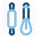 Roller Whisk Stir Icon