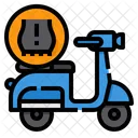 Roller-Reifendruck  Symbol