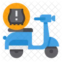 Roller-Reifendruck  Symbol